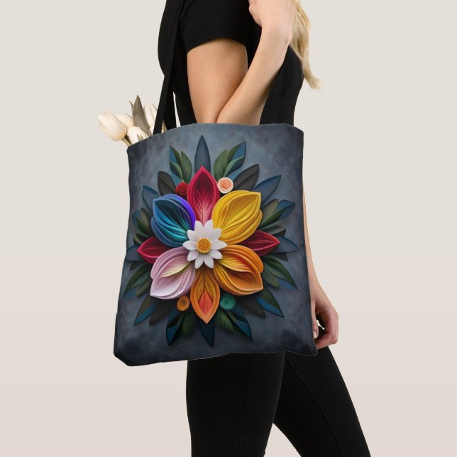 flower tote bag (Close Up)