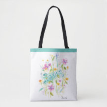 Flower Tote bag, canvas bag