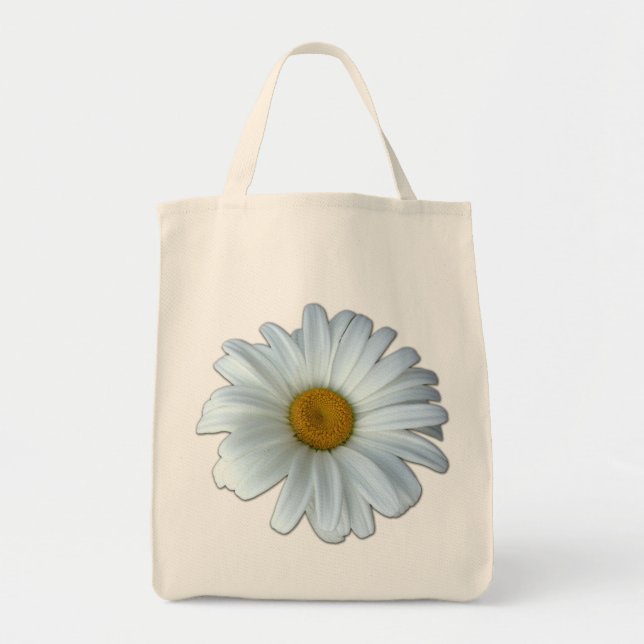 Flower Tote Bag Daisy Bags Beach Daisy Tote Bags (Front)