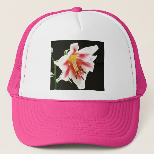 Flower Trucker Mesh Hat (Front)