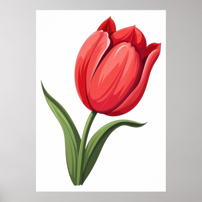 Flower Tulip Poster (Front)