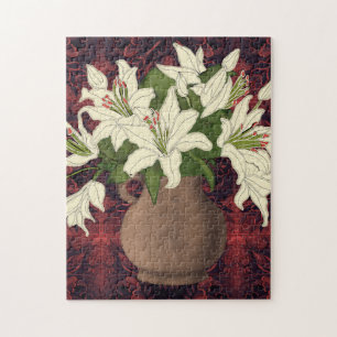 Flower vase jigsaw puzzle