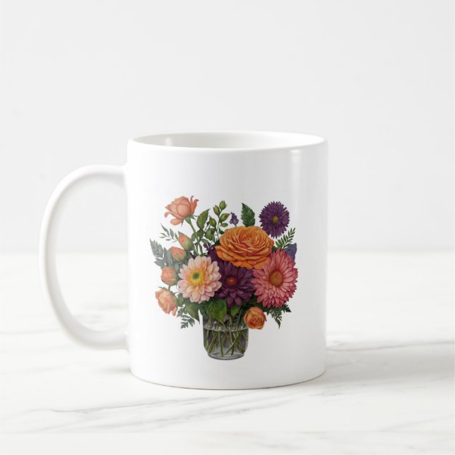 flower vase mug (Left)
