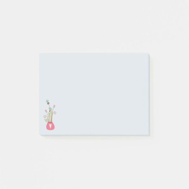 Flower Vase Notepad (Front)