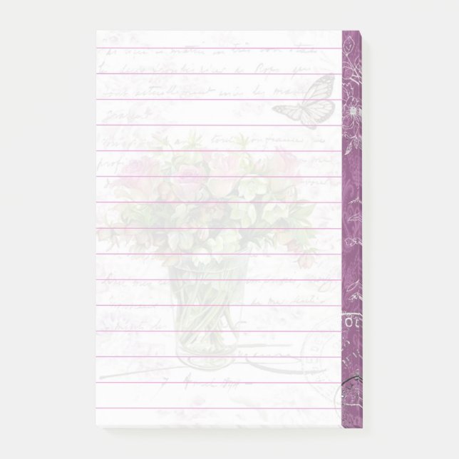 Flower vase post-it notes (Front)