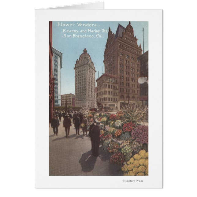 Flower Vendors, Kearny & Market Streets (Front)