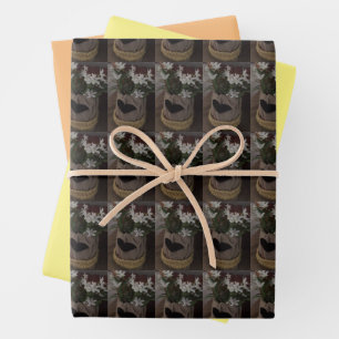 Flower Vista  Wrapping Paper Sheet