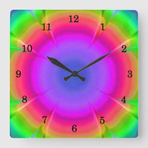 Flower Wall Clock