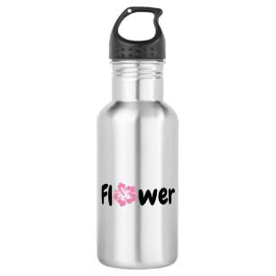 Flower Water Bottle