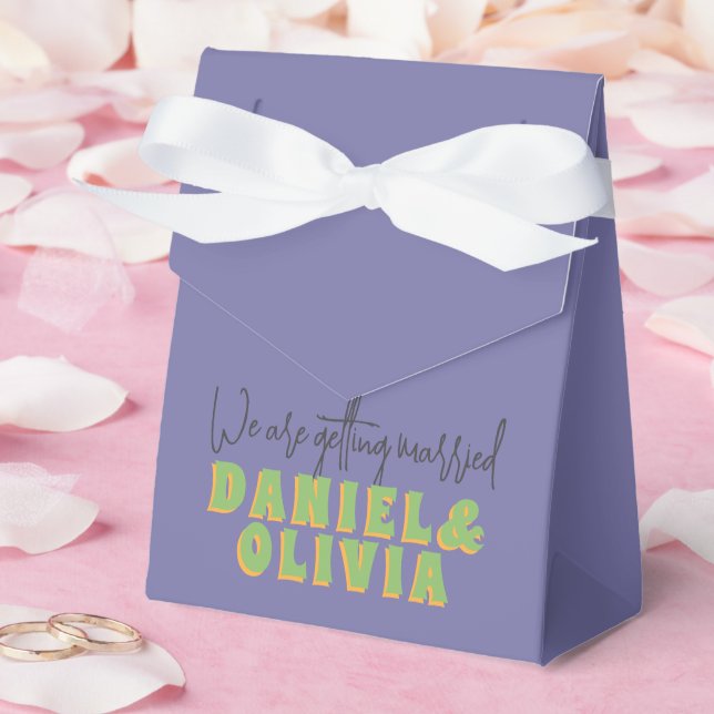 Flower Wedding Favour Box (Wedding)