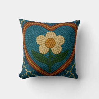Flower with Beads and Thunder Cushion