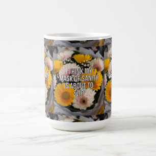 Flower with quote Mug