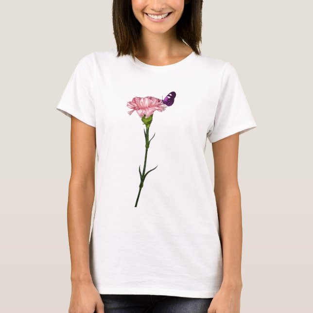 Flower With Wings T-Shirt (Front)