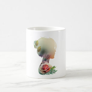 Flower Woman Coffee Mug