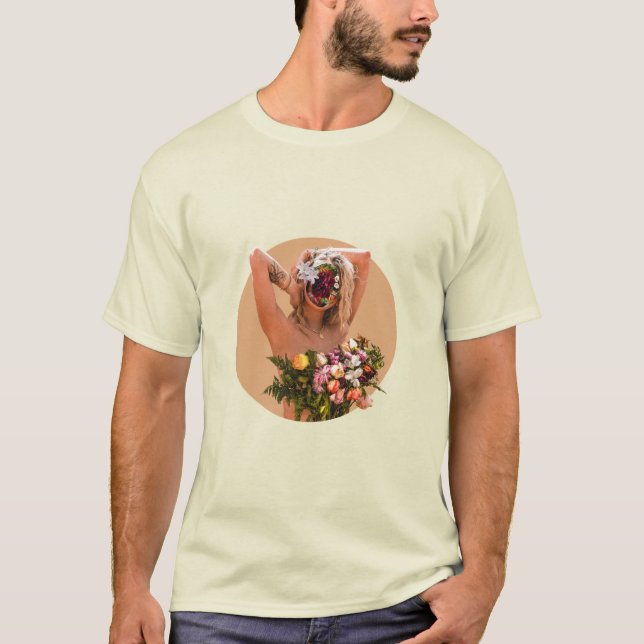 Flower Woman T-Shirt (Front)