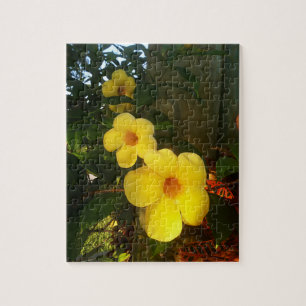 Flower Yellow Cocoa Beach 2014 jGibney The MUSEUM Jigsaw Puzzle