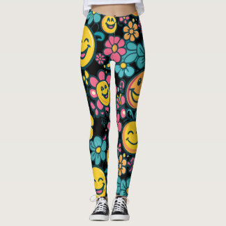 flower yoga gym Leggings