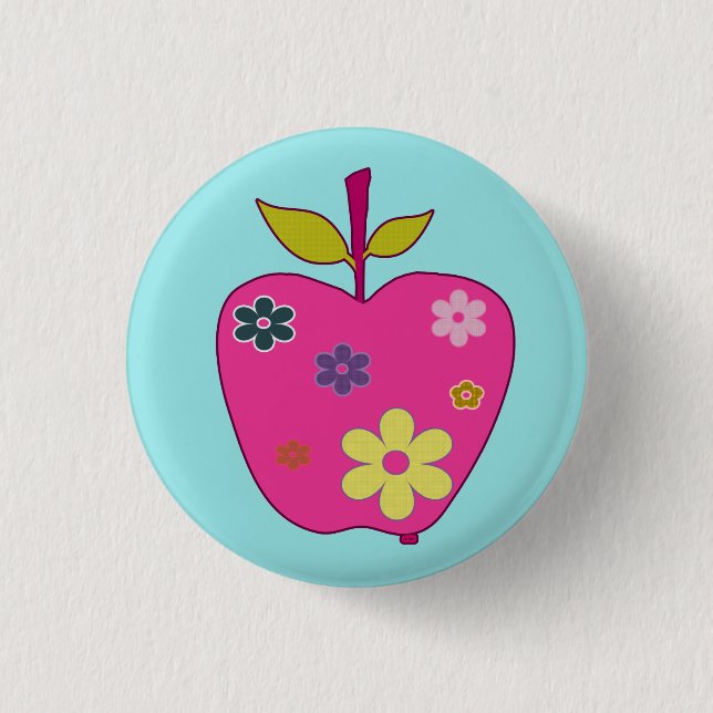FlowerApple Button (Front)