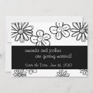 Flowerdoodles-save the date save the date
