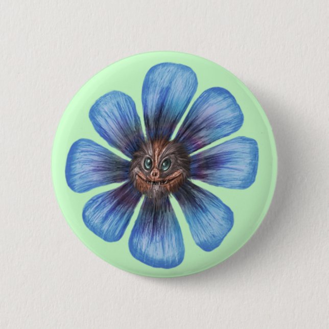 Flowerdragon Button (Front)