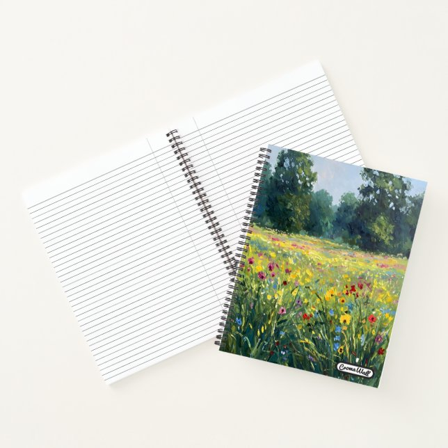 Flowered field notebook (Inside)
