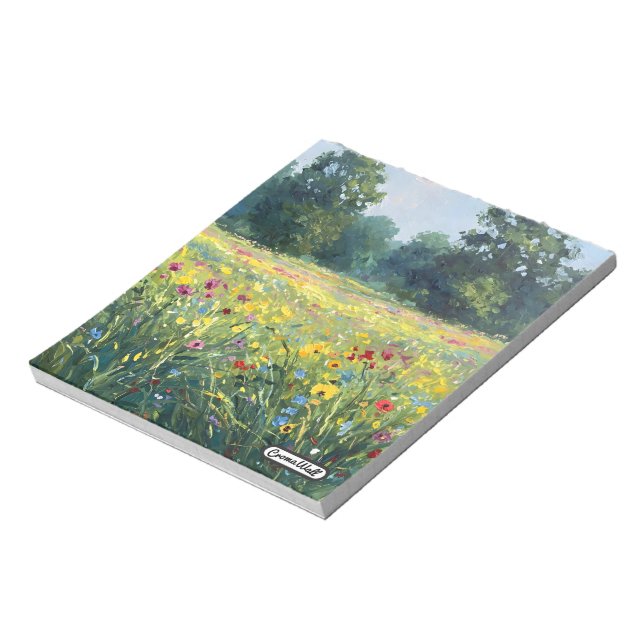 Flowered field notepad (Rotated)