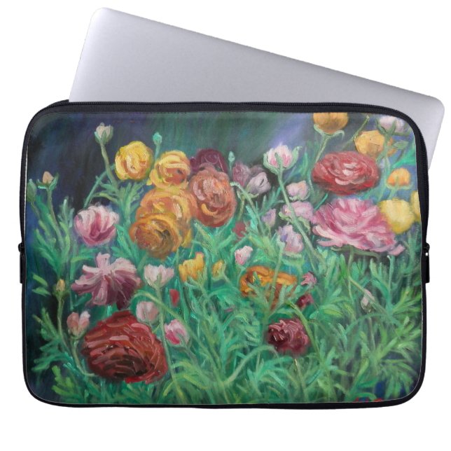flowered laptop cover (Front)