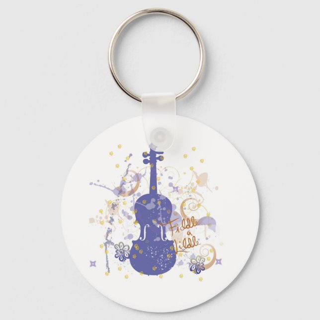flowerfiddle key ring (Front)