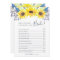 Flowerfields Double-Sided Bridal Shower Game