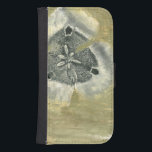 Flowerhead Abstract with Glazed Texture Samsung S4 Wallet Case<br><div class="desc">A glazed jade green celadon tone surrounds this abstract flowerhead piece created by Jennifer Goldberger. You can almost feel the texture under your fingers. A beautiful piece that would look great on your wall or as a print on a t-shirt!</div>