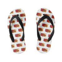 Flowerhorn cichlid fish cartoon illustration