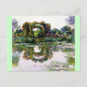Flowering Arches by Claude Monet Postcard