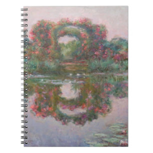Flowering Arches, Giverny - Claude Monet - c1913.j Notebook