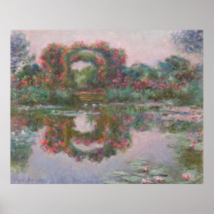 Flowering Arches, Giverny - Claude Monet - c1913 Poster
