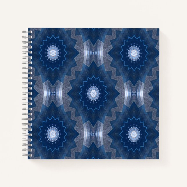 Flowering bleu stars..... notebook (Front)