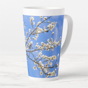 Flowering Branch – Minimalist Botanical  Latte Mug