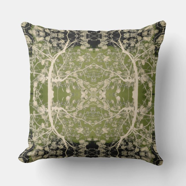 Flowering Branches Pattern Cushion (Front)