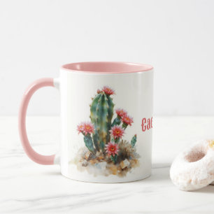 Flowering Cactus Mug