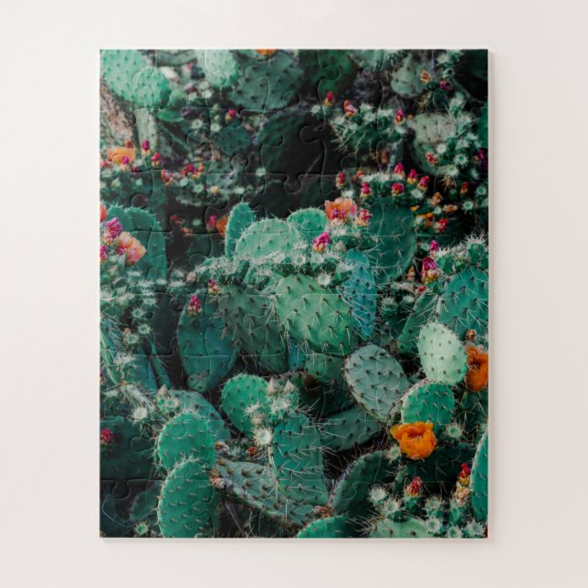 Flowering Cactus Plants Jigsaw Puzzle (Vertical)