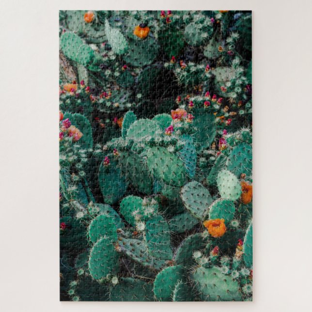 Flowering Cactus Plants Jigsaw Puzzle (Vertical)
