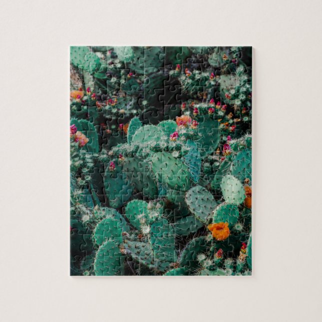 Flowering Cactus Plants Jigsaw Puzzle (Vertical)