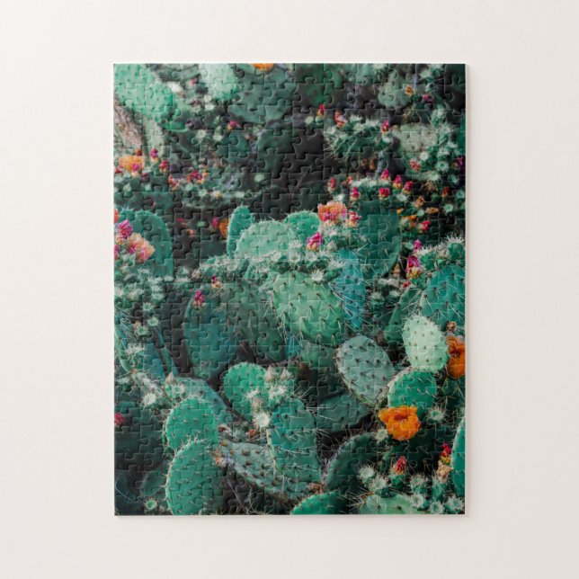 Flowering Cactus Plants Jigsaw Puzzle (Vertical)