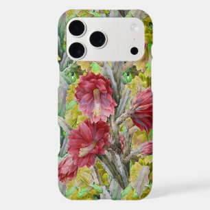 FLOWERING CACTUS ,RED PINK YELLOW FLOWERS Floral