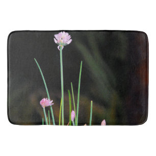 Flowering Chives Bath Mat