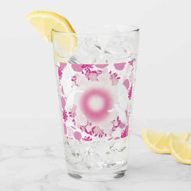 flowering dove glass (Front Ice)