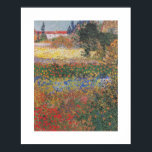 Flowering Garden (1888) by Van Gogh Poster<br><div class="desc">This version has a white border, suitable for adding matting and frame. About the Work Flowering Garden (1888) Beautiful painting by Van Gogh created in Arles, Bouches-du-Rhône, France in 1888. Great colours and energy. About the Artist Vincent Willem van Gogh (Dutch: [ˈvɪnsɛnt ˈʋɪləɱ vɑŋ ˈɣɔχ] 30 March 1853 – 29...</div>