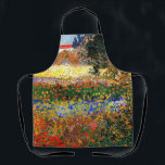 Flowering Garden by Van Gogh,   Apron<br><div class="desc">Flowering Garden,  famous painting by Vincent van Gogh</div>