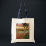 Flowering Garden by Vincent van Gogh Tote Bag<br><div class="desc">Flowering Garden by Vincent van Gogh is a vintage fine art post impressionism landscape nature painting. A view of the gardens with blooming flowers in the spring season. A farm house is in the distance. About the artist: Vincent Willem van Gogh (1853 -1890) was one of the most famous Post...</div>