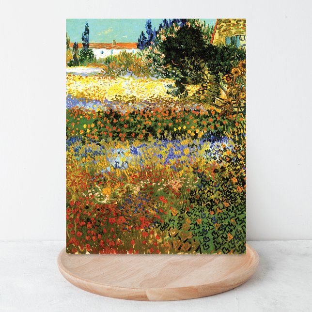 Flowering Garden France Vincent van Gogh Postcard (Creator Uploaded)