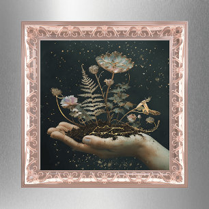 Flowering Garden in Hand Poster